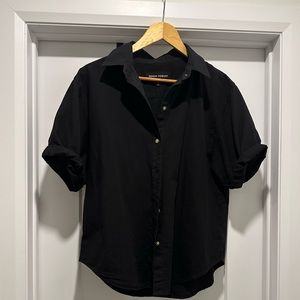 Aritzia - Denim Forum Jane Shirt - Black